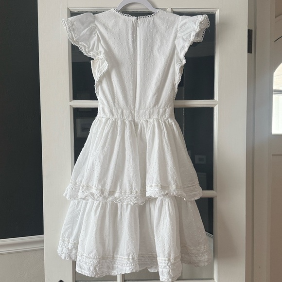 Rachel Parcell White Eyelet Tiered Dress - Picture 6 of 9